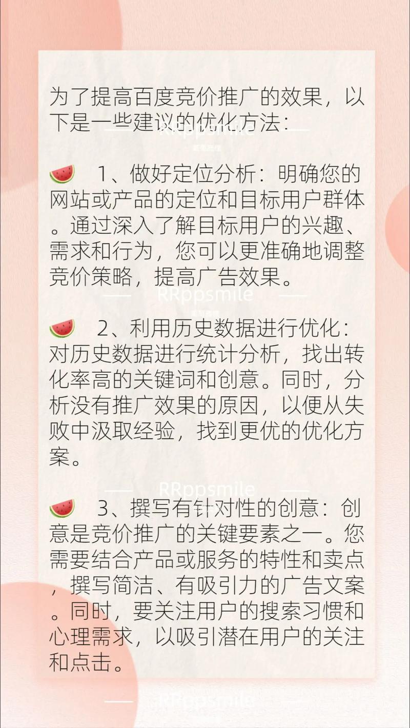 学习竞价网站优化