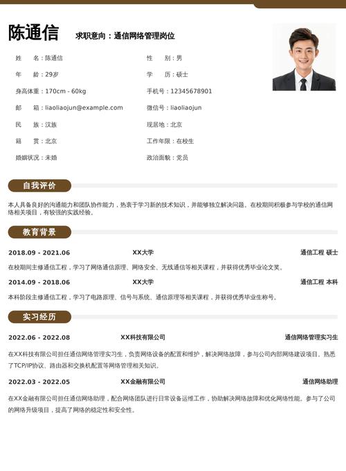 SEO分析检验专业简历
